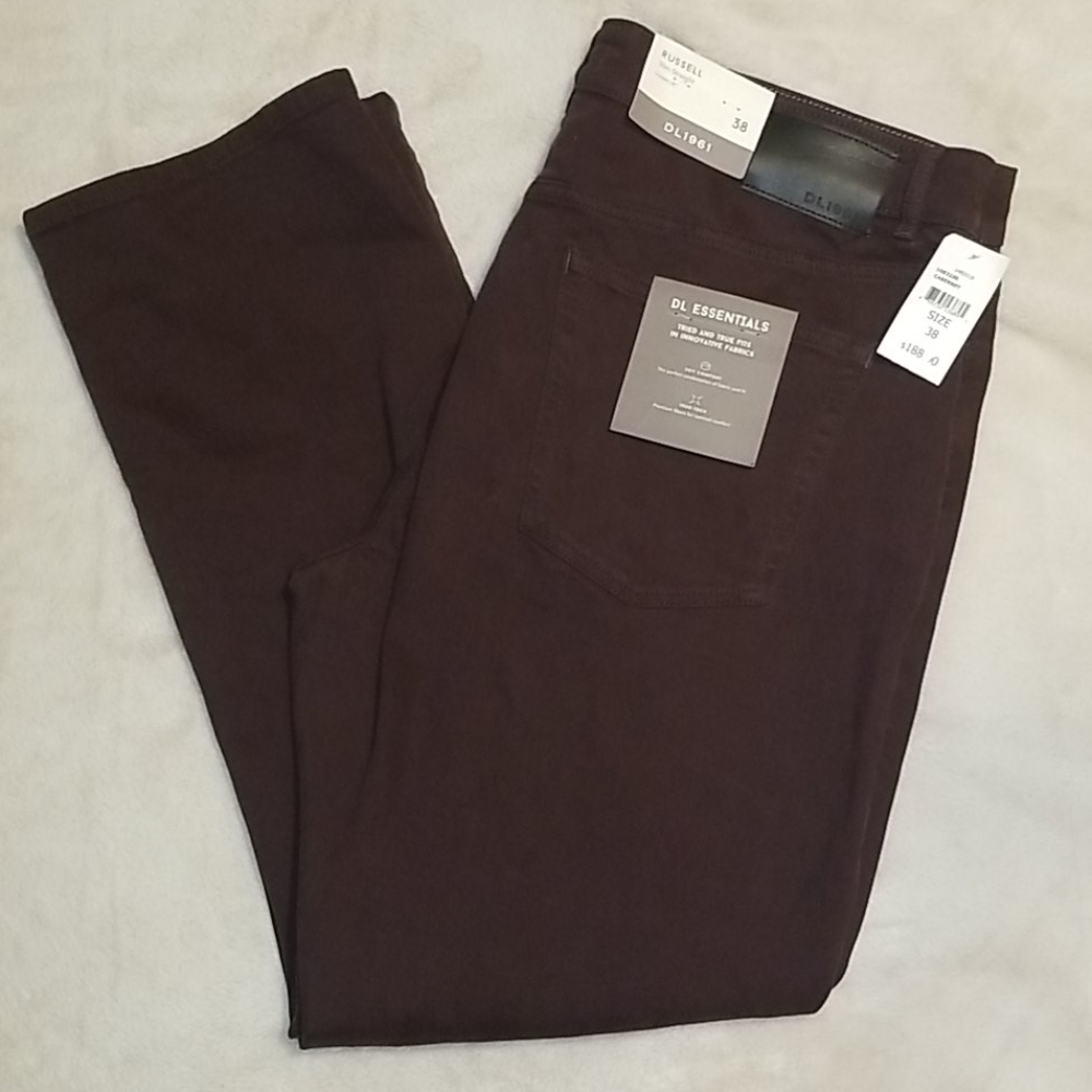 🆕️ Cabernet Burgundy DL1961 Russel Slim Jeans